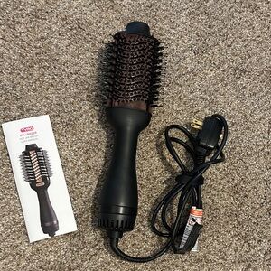 TYMO Black and Brown Hair Volumizer Brush